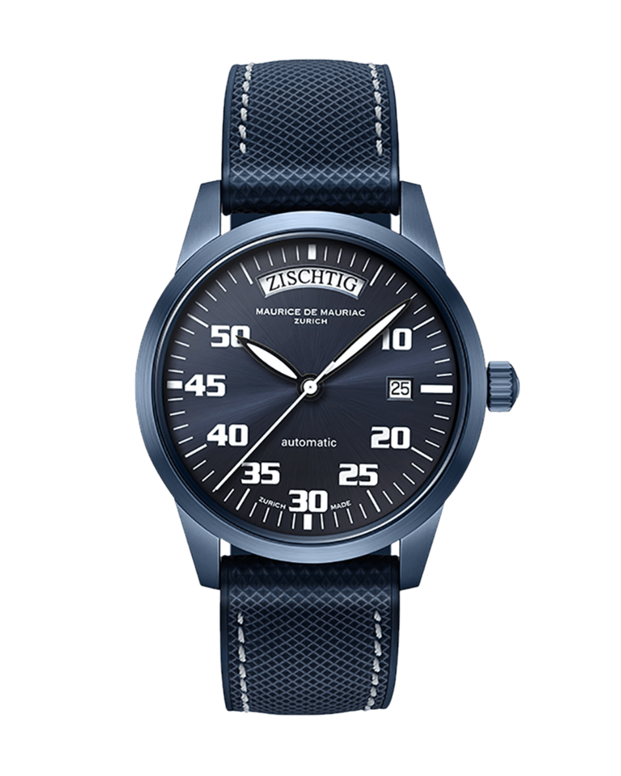 Automatic Modern Blue PVD „Züri Date“