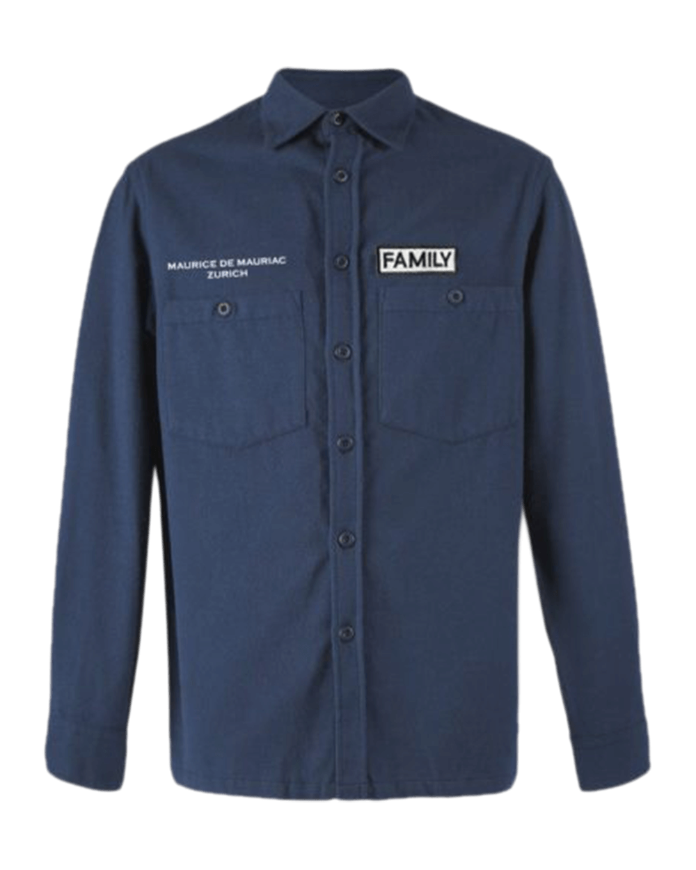Navy Blau Family Flanell