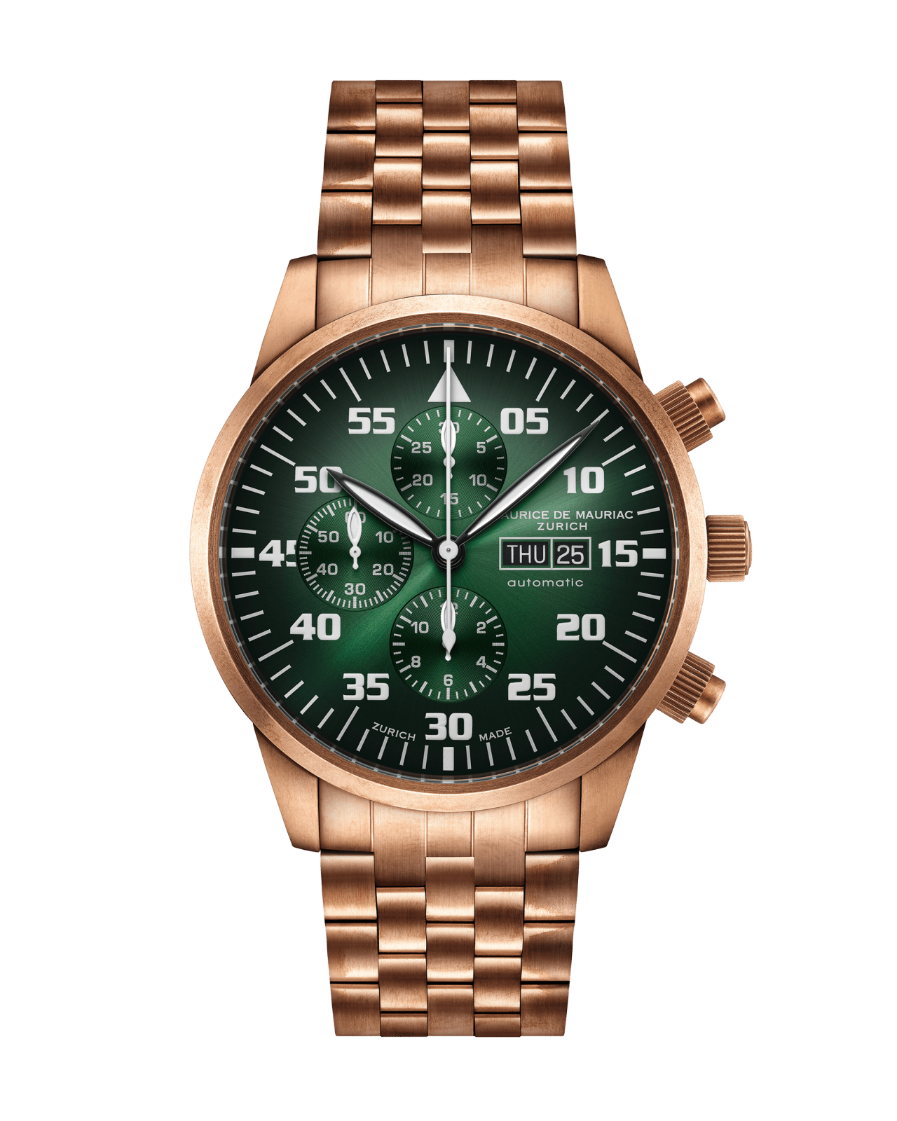 Chrono Uhr aus Bronze von Maurice de Mauriac Zürich