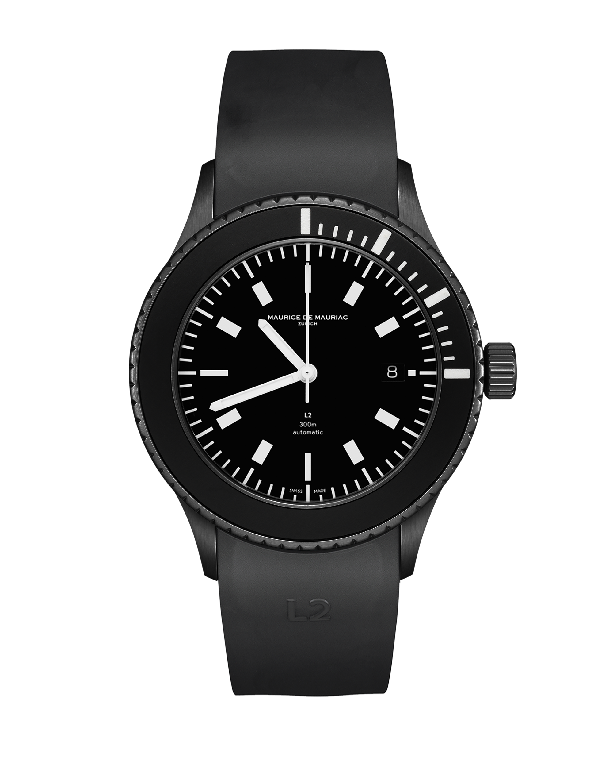 L2 DLC Deep Black Kautschuk