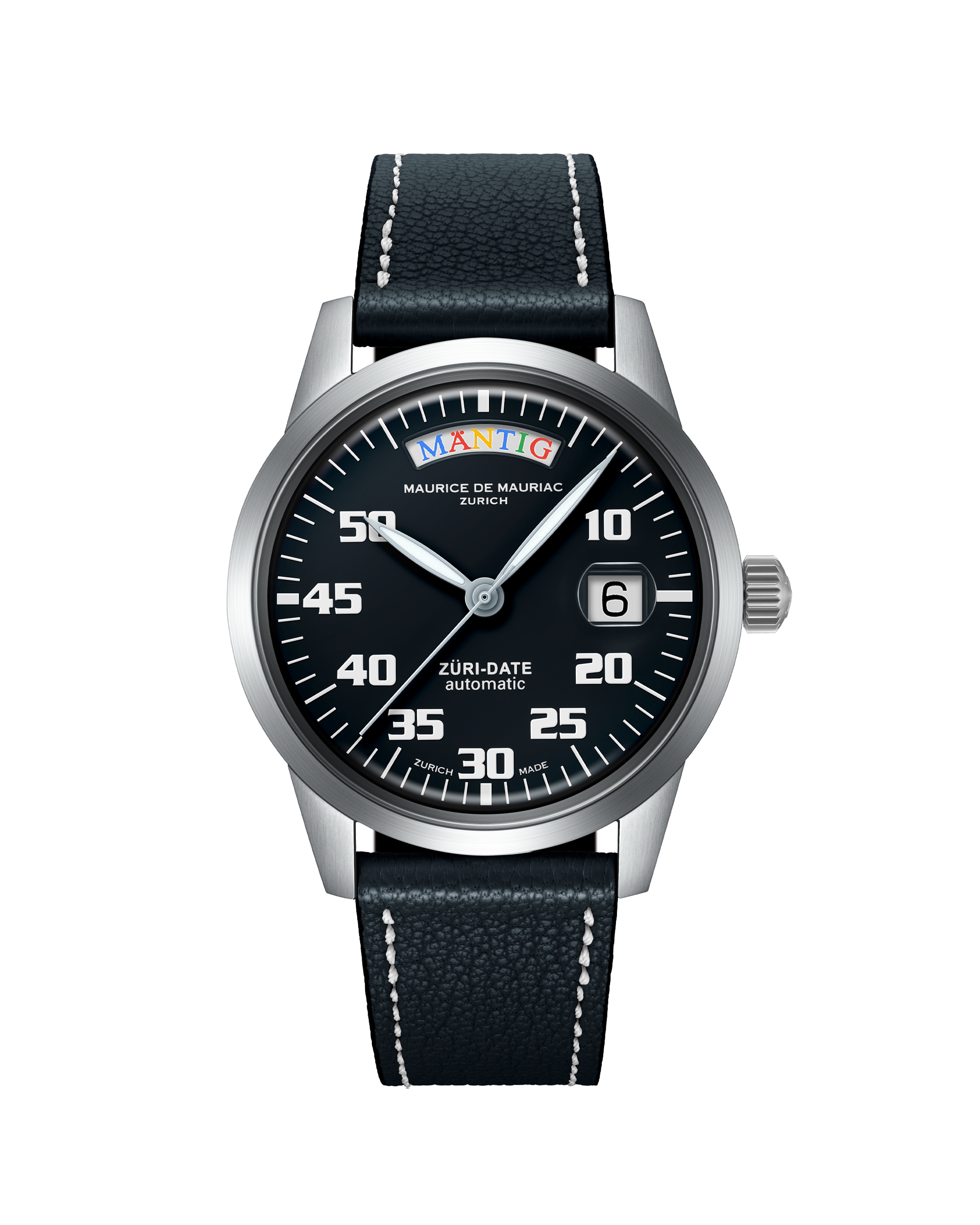 Automatic Modern: „Züri Date“ WATCHES@ Limited Edition SCHWARZ