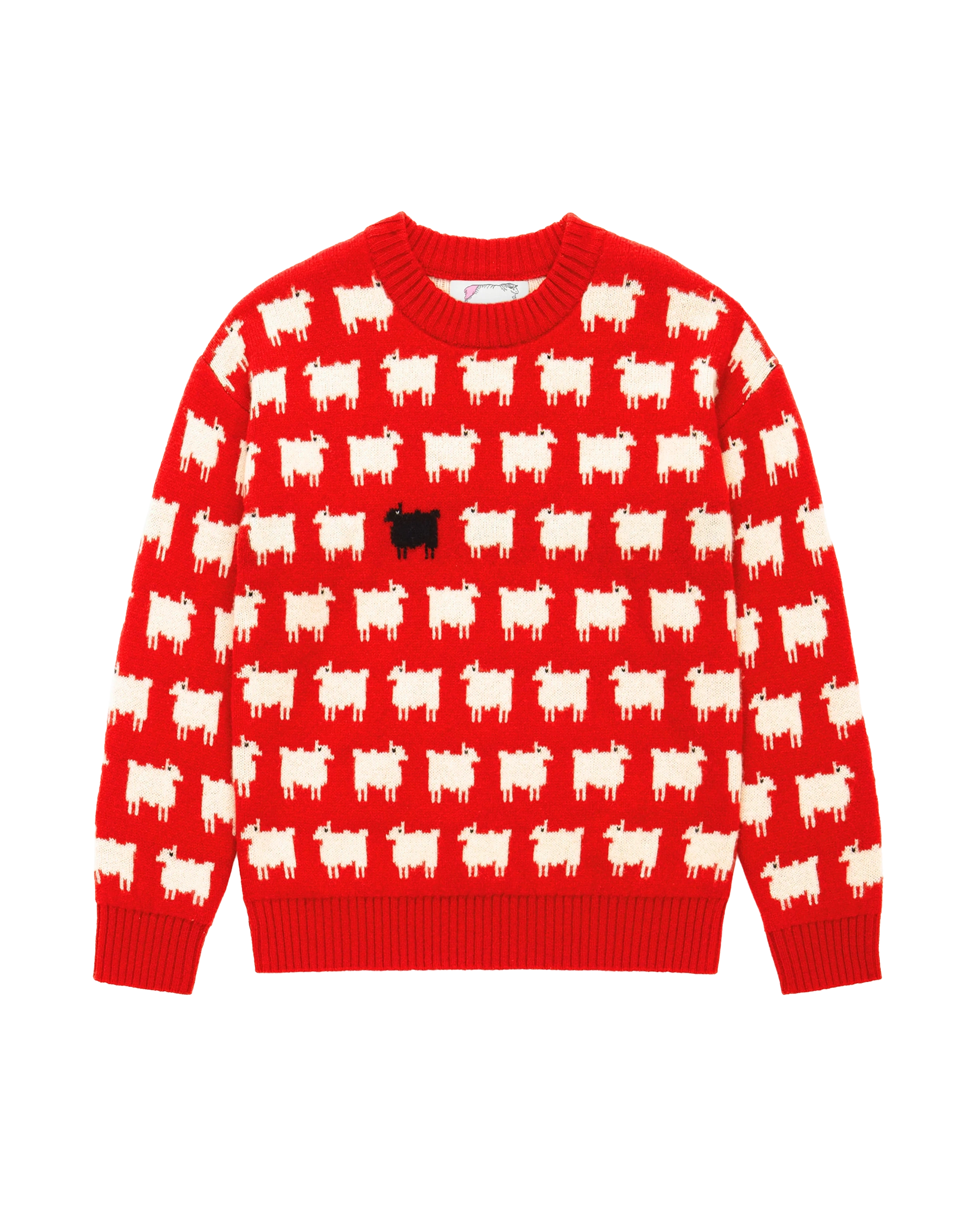 Women’s Fitted „Diana Edition“ Cotton Sheep Sweater