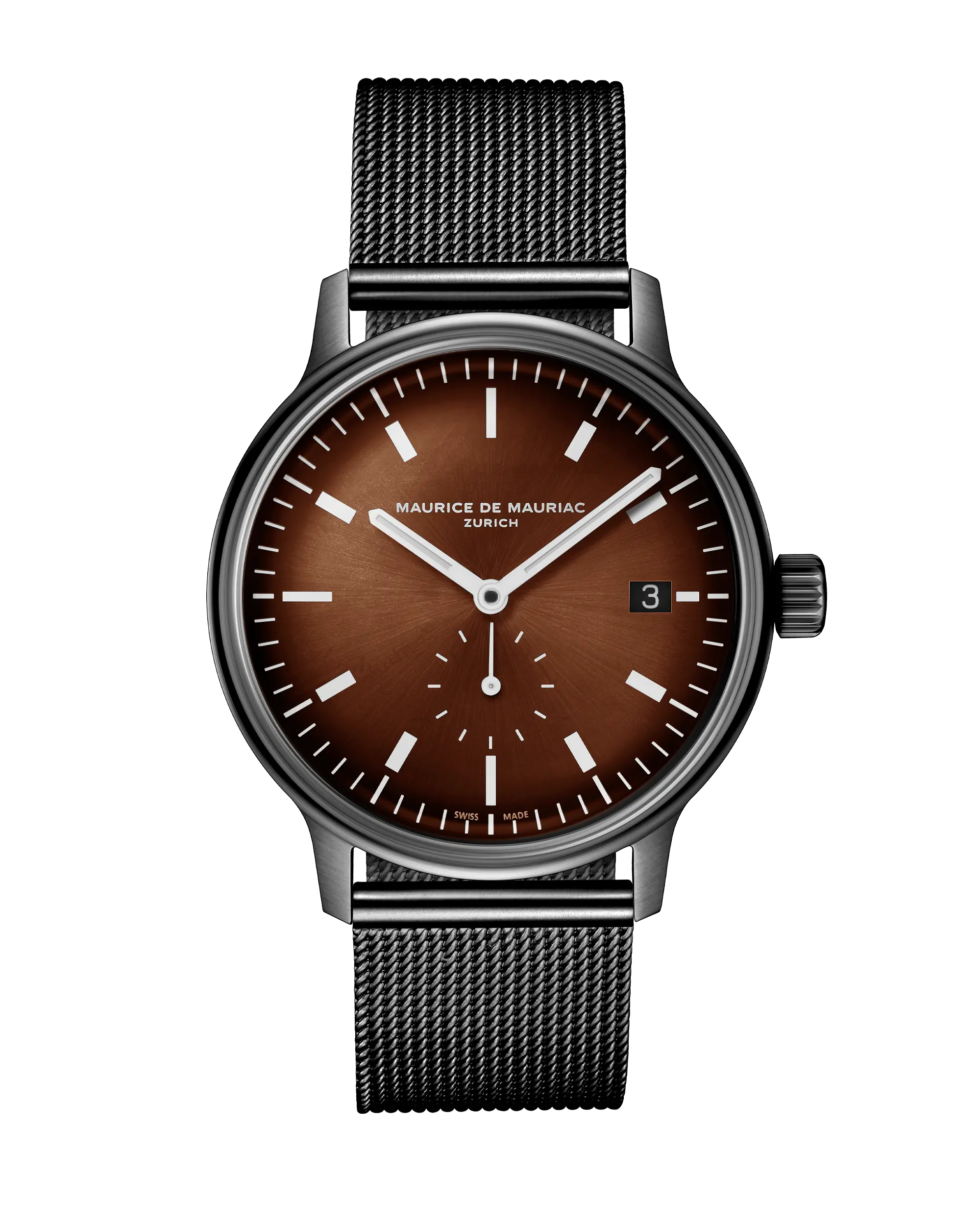 L3 Small Seconds DLC Braun Milanese