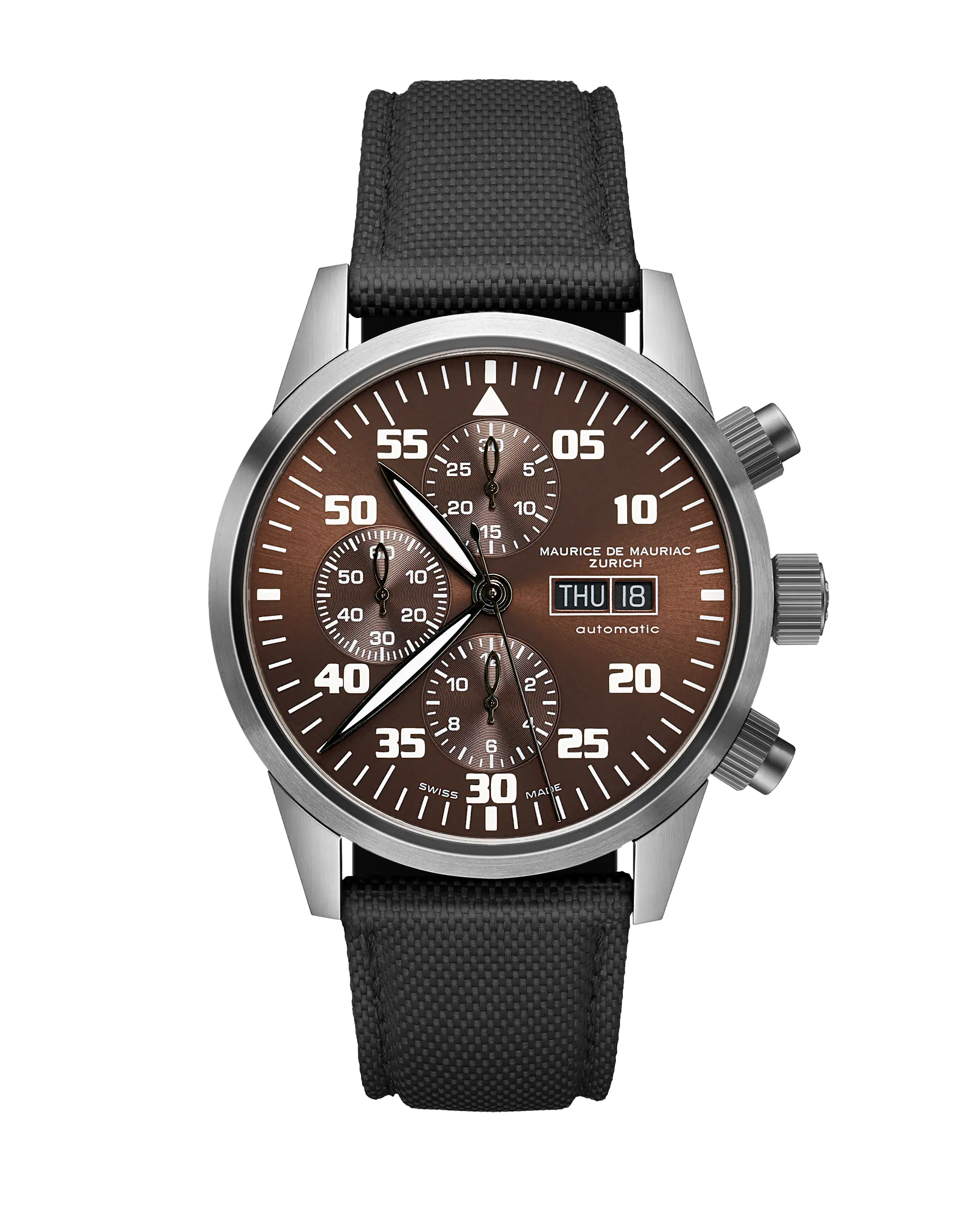 Zürcher Chrono Modern Titan Braun